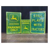 (3) John Deere SST Signs