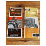 (2) John Deere Tractor Sales Literature