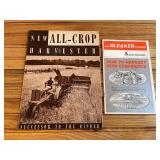(2) Allis Chalmers Combine Sales Literature