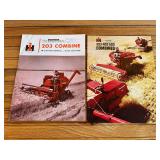 (2) IH Combine Sales Literature