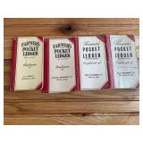 (4) John Deere Farmer's Pocket Ledgers