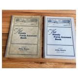 (2) John Deere Handy Farm Account Books - 1929 + 1931