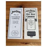 (2) John Deere Combine Sales Literature