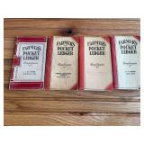 (4) John Deere Farmer's Pocket Ledgers
