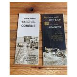 (2) John Deere Combine Sales Literature