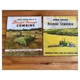 (2) John Deere Combine Sales Literature