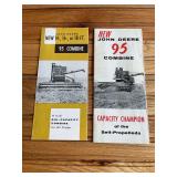 (2) John Deere Combine Sales Literature