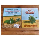 (2) John Deere Combine Sales Literature