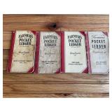 (4) John Deere Farmer's Pocket Ledgers