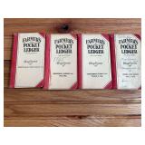 (4) John Deere Farmer's Pocket Ledgers