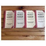 (4) John Deere Farmer's Pocket Ledgers