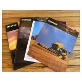(4) Caterpillar Combine Sales Literature