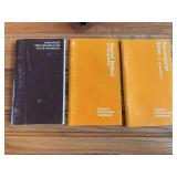 (3) John Deere Comparision Handbooks
