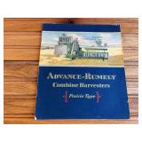 Advance-Rumely Combine Harvesters Sales Literature