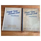 (2) John Deere Handy Farm Account Books - 1945 + 1947