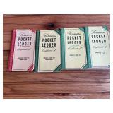 (4) John Deere Farmer's Pocket Ledgers