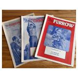 (3) 1943 John Deere Furrow Magazines