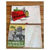 (2) John Deere Tractor Sales Literature