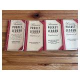 (4) John Deere Farmer's Pocket Ledgers