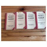(4) John Deere Farmer's Pocket Ledgers