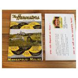 (2) MM Harvestor Combine Sales Literature