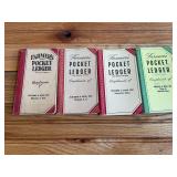 (4) John Deere Farmer's Pocket Ledgers