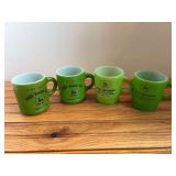 (4) John Deere Mugs