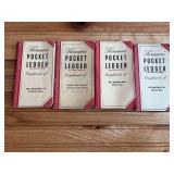 (4) John Deere Farmer's Pocket Ledgers