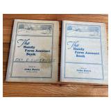 (2) John Deere Handy Farm Account Books - 1934 + 1936