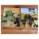 (2) John Deere Combine Sales Literature