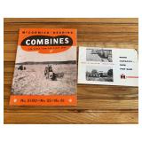 (2) IH Combine Sales Literature