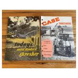 (2) Case Thresher Sales Literature