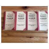 (4) John Deere Farmer's Pocket Ledgers
