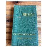 1941 John Deere Plow Co. Price List