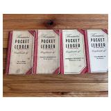 (4) John Deere Farmer's Pocket Ledgers