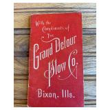 1900-1901 Grand Detour Plow Co. Notebook