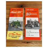 (2) John Deere Tractor Sales Literature