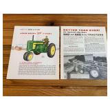 (2) John Deere Tractor Sales Literature
