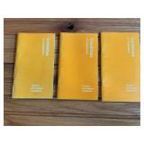 (3) John Deere Combine Comparision Handbooks