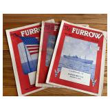 (3) 1943 John Deere Furrow Magazines
