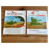 (2) John Deere Combine Sales Literature