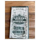 1902 Deere & Webber Co. Farmers Pocket Companion