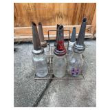 Oil Bottles and Carrier