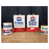 (4) Standard Oil Co. Cans