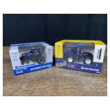 (2) 1/64 New Holland Tractors NIB Ertl