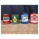 (4) Oil + Grease Cans