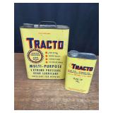 (2) Tracto Oil Cans