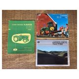 (3) John Deere Sales Literature + Parts Catalog