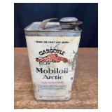 Mobiloil Gargoyle Arctic Oil Can
