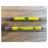 (2) John Deere Bullet Pencils
